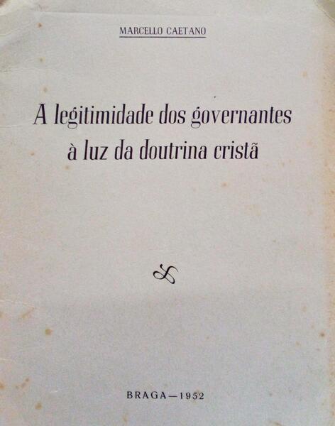 A LEGITIMIDADE DOS GOVERNANTES Ã€ LUZ DA DOUTRINA CRISTÃƒ.