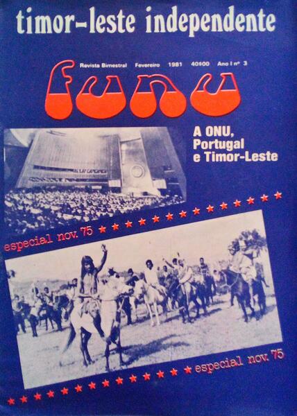 FUNU. TIMOR-LESTE INDEPENDENTE.