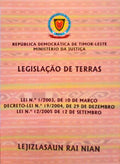 LEGISLAÃ‡ÃƒO DE TERRAS.