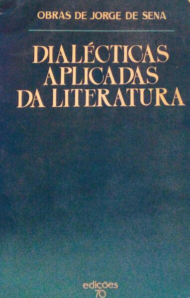 DIALÃ‰CTICAS APLICADAS DA LITERATURA.