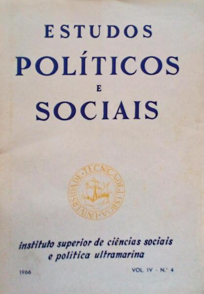 ESTUDOS POLÃTICOS E SOCIAIS, VOL. IV, N.Âº 4.