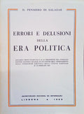 ERRORI E DELUSIONI DELLA ERA POLITICA.