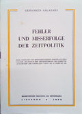 FEHLER UND MISSERFOLGE DER ZEITPOLITIK.