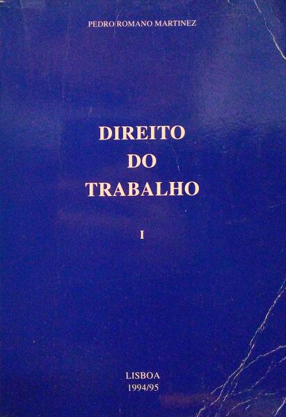 DIREITO DO TRABALHO I.