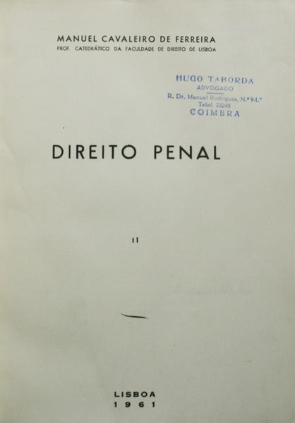 DIREITO PENAL. [VOL.2]