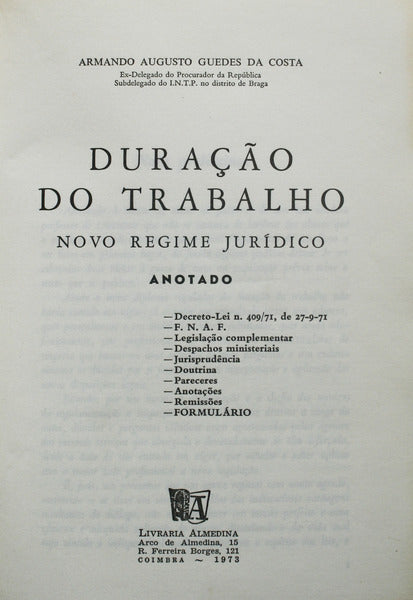 DURAÃ‡ÃƒO DO TRABALHO.