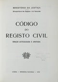 CÃ“DIGO DO REGISTO CIVIL. [1970]