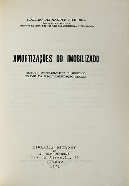 AMORTIZAÃ‡Ã•ES DO IMOBILIZADO.