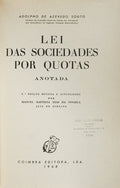 LEI DAS SOCIEDADES POR QUOTAS. [6.Âª EDIÃ‡ÃƒO /ENC.]