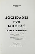 SOCIEDADES POR QUOTAS, NOTAS E COMENTÃRIOS.