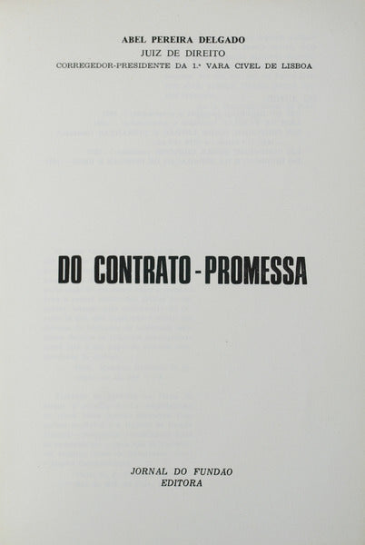 DO CONTRATO-PROMESSA.