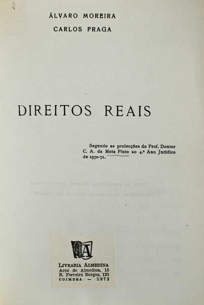 DIREITOS REAIS.