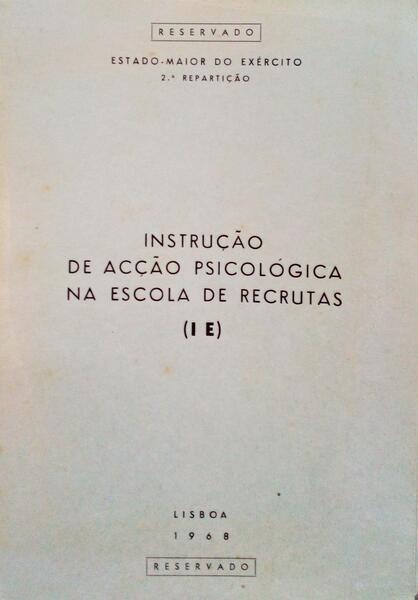 INSTRUÃ‡ÃƒO DE ACÃ‡ÃƒO PSICOLÃ“GICA. [2 VOLS.]