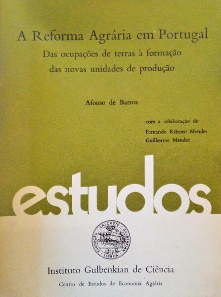 REFORMA AGRÃRIA EM PORTUGAL.