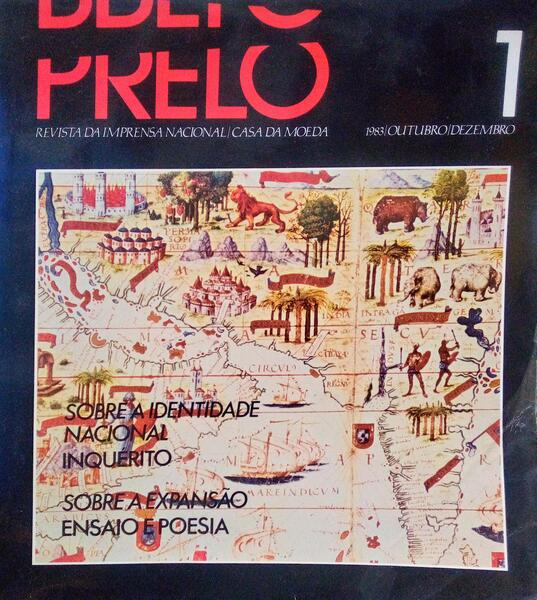 PRELO, REVISTA DA IMPRENSA NACIONAL-CASA DA MOEDA, N.Âº 1, OUTUBRO-DEZEMBRO 1983.