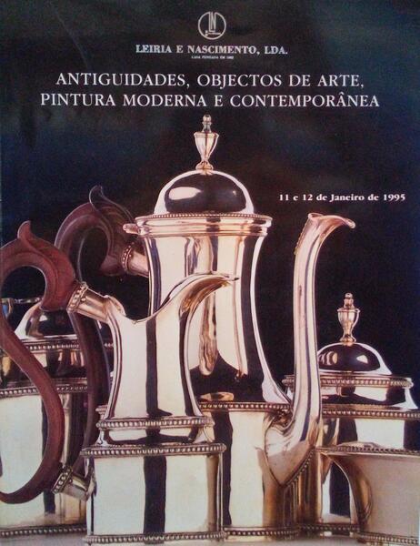 ANTIGUIDADES, OBJECTOS DE ARTE, PINTURA MODERNA E CONTEMPORÃ‚NEA. LEIRIA E NASCIMENTO. JANEIRO 1995.