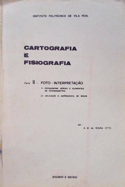 CARTOGRAFIA E FISIOGRAFIA.