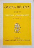 GARCIA DE ORTA, REVISTA DA JUNTA DE INVESTIGAÃ‡Ã•ES DO ULTRAMAR, SÃ‰RIE DE ESTUDOS AGRONÃ“MICOS, VOL. 04, N.Âº 01 E 02 - 1977.