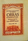 OBRAS COMPLETAS, VOLUME IV. [BROCHADO - TIR. ESPECIAL]
