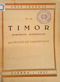 TIMOR. SUBSÃDIOS HISTÃ“RICOS.
