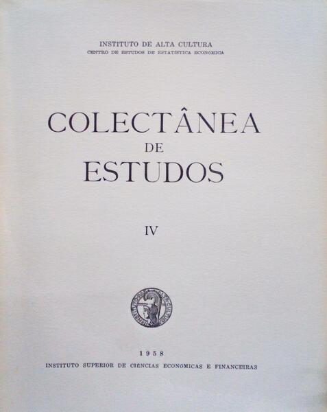 COLECTÃ‚NEA DE ESTUDOS. [VOLUME IV]
