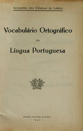 VOCABULÃRIO ORTOGRÃFICO DA LÃNGUA PORTUGUESA.