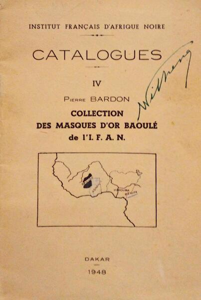 COLLECTION DES MASQUES D'OR BAOULÃ‰ DE L'I. F. A. N.