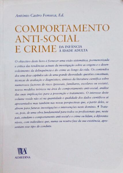 COMPORTAMENTO ANTI-SOCIAL E CRIME.