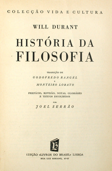 HISTÃ“RIA DA FILOSOFIA.