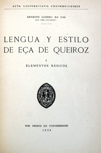 LENGUA Y ESTILO DE EÃ‡A DE QUEIROZ.