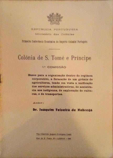 COLÃ“NIA DE S. TOMÃ‰ E PRÃNCIPE.