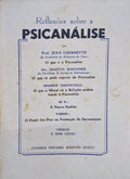 REFLEXÃ•ES SOBRE A PSICANÃLISE.
