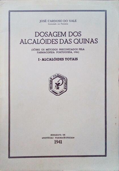 DOSAGEM DOS ALCALÃ“IDES DAS QUINAS.