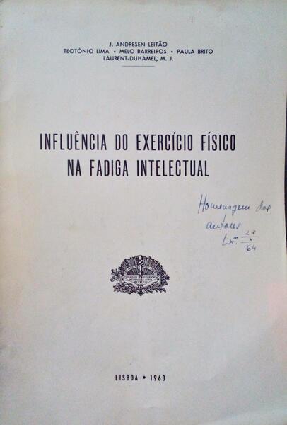 INFLUÃŠNCIA DO EXERCÃCIO FÃSICO NA FADIGA INTELECTUAL.
