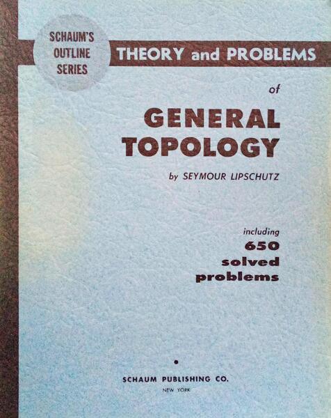 THEORY AND PROBLEMS OF GENERAL TOPOLOGY.