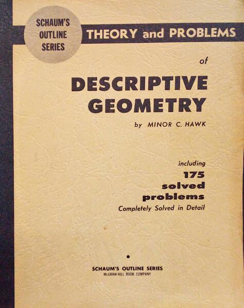 THEORY AND PROBLEMS OF DESCRIPTIVE GEOMETRY.