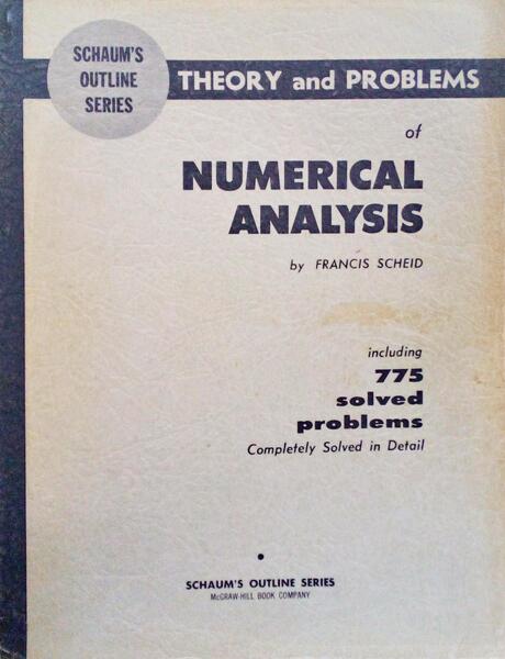 THEORY AND PROBLEMS OF MUMERICAL ANALISIS.