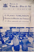NOTÃCIAS DA ÃFRICA DO SUL, NÃšMERO 158, 27 DE ABRIL DE 1956. O PLANO TOMLINSON.