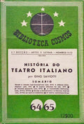 HISTÃ“RIA DO TEATRO ITALIANO.