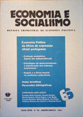 ECONOMIA E SOCIALISMO, REVISTA TRIMESTRAL DE ECONOMIA POLÃTICA, NOVA SÃ‰RIE, N.Âº 60 - 1984.