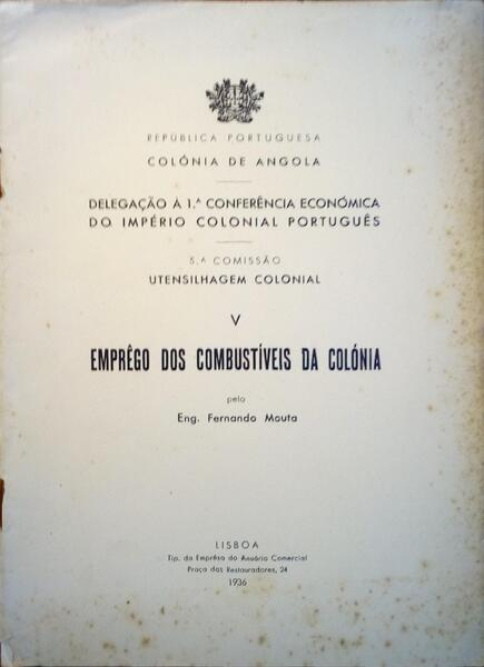 EMPRÃŠGO DOS COMBUSTIVEIS DA COLÃ“NIA.