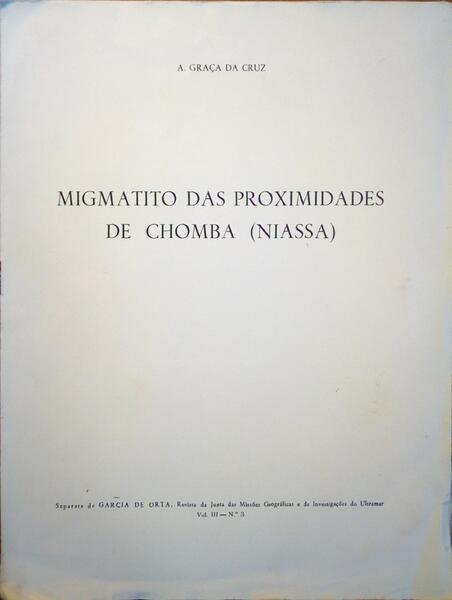 MIGMATITO DAS PROXIMIDADES DE CHOMBA (NIASSA).