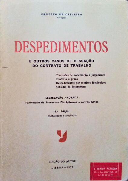 DESPEDIMENTOS E OUTROS CASOS DE CESSAÃ‡ÃƒO DO CONTRATO DE TRABALHO.