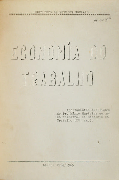ECONOMIA DO TRABALHO.