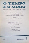 TEMPO (O) E O MODO, N.Âº 7, JULHO-AGOSTO 1963.