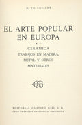EL ARTE POPULAR EN EUROPA.