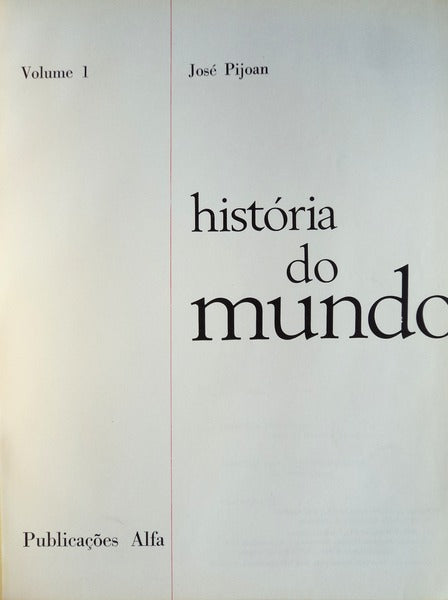 HISTÃ“RIA DO MUNDO. [11 VOLUMES.]