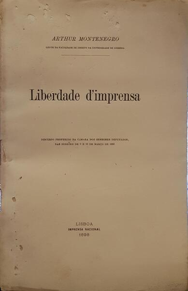 LIBERDADE D'IMPRENSA.