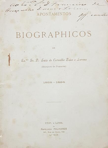 APONTAMENTOS BIOGRAPHICOS.