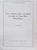 NOVOS ELEMENTOS SOBRE A PETROGRAFIA DA REGIÃƒO DE CABORA BASSA (MOÃ‡AMBIQUE).